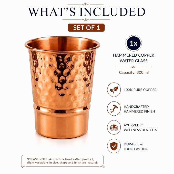 Copper HAMMERD Glass - Image 4