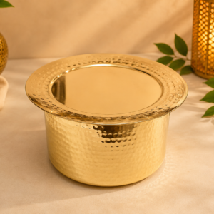 Brass Patila/ Topia With lid