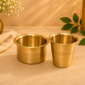 Brass Coffee & tea set of Two