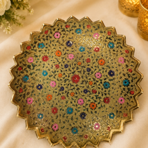Antique brass Fruit Plate