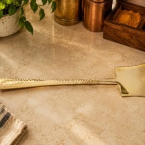 Premium pure brass spatula Hammered finish handal